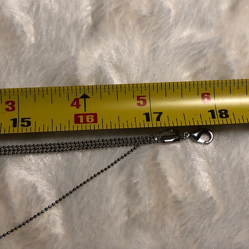 Silvertone Ball & Multi Chain Statement Necklace - image 5